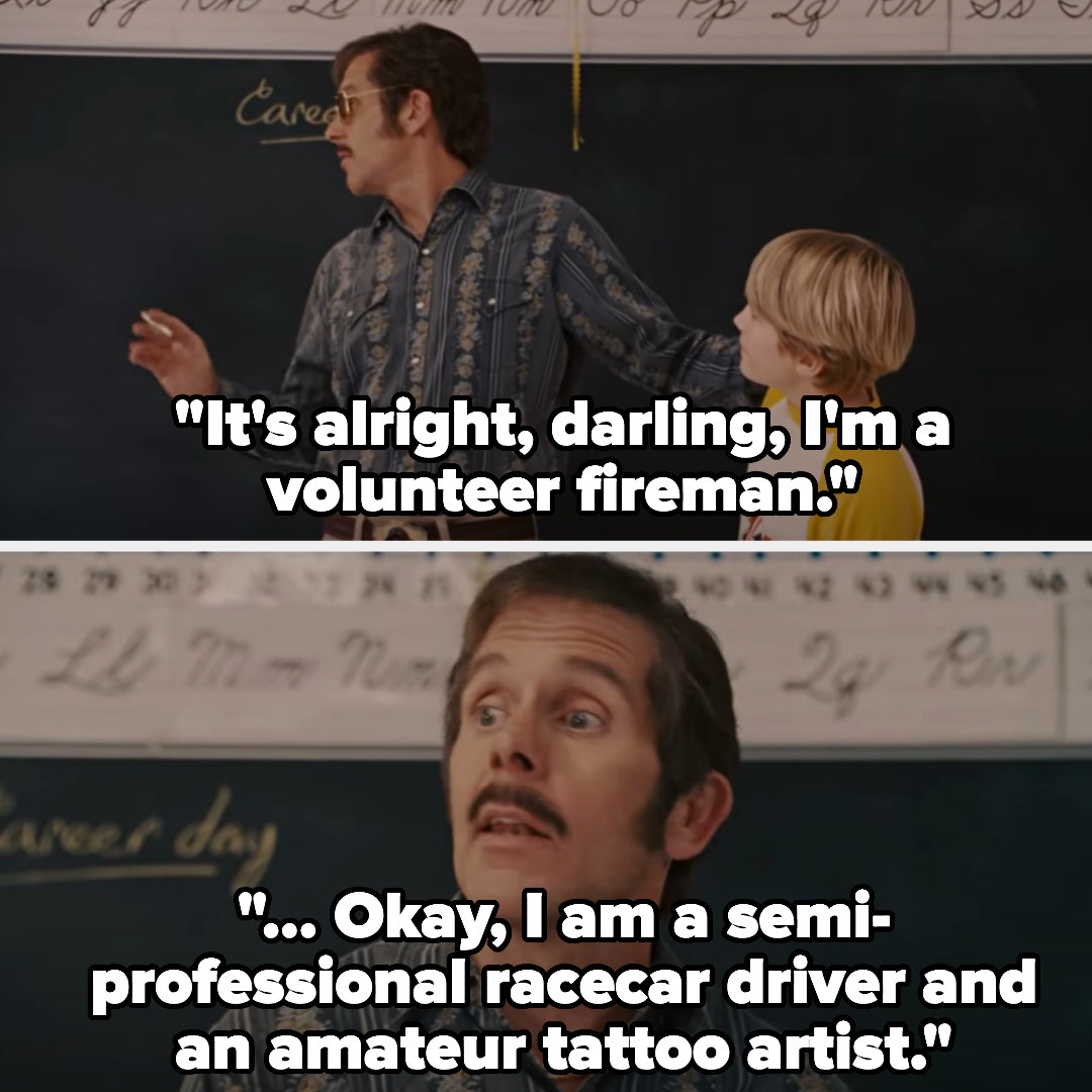 &quot;I am a semi-professional racecar driver and an amateur tattoo artist.&quot;