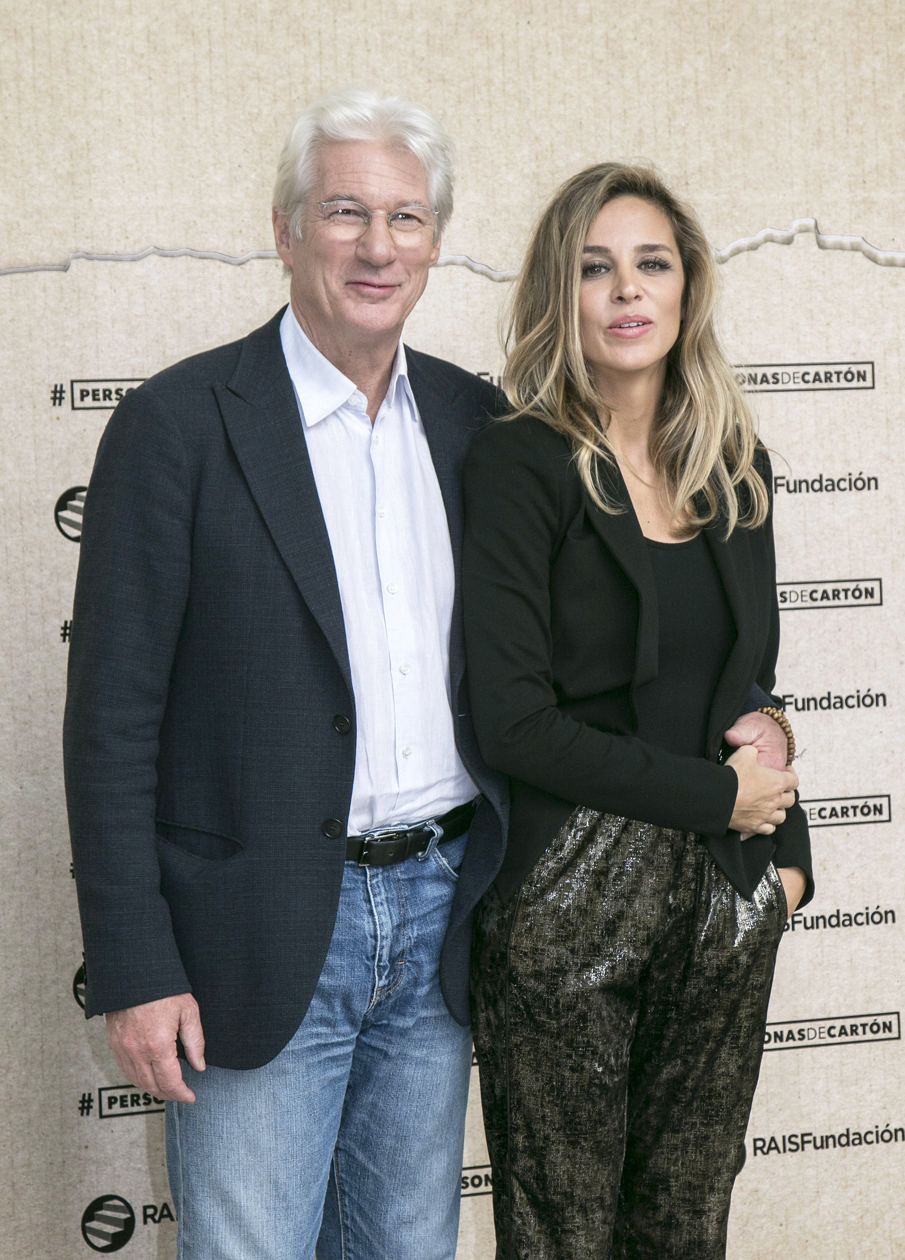 Richard Gere and Alejandra Silva in 2016