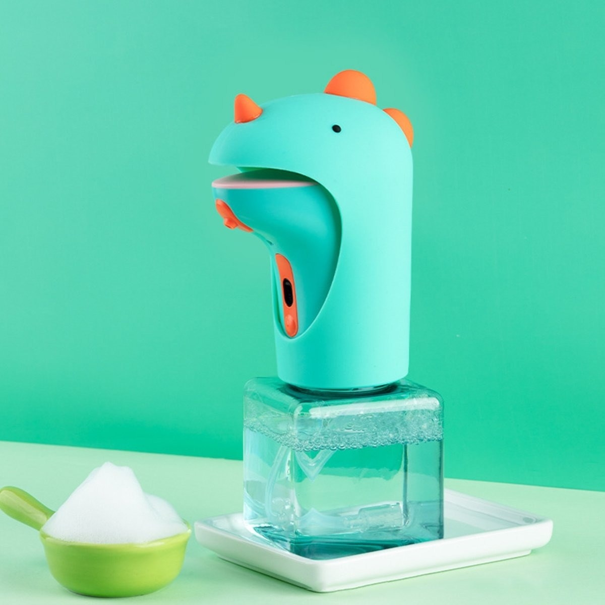 Dinosaur soap dispenser