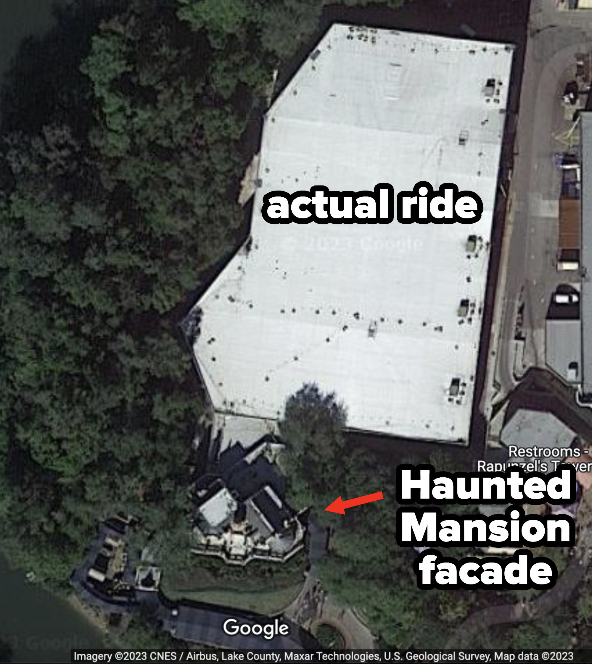 Haunted Mansion ride