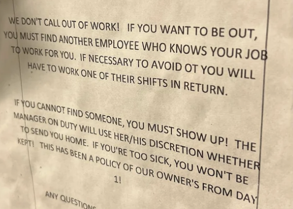 &quot;If you cannot find someone, you must show up!&quot;