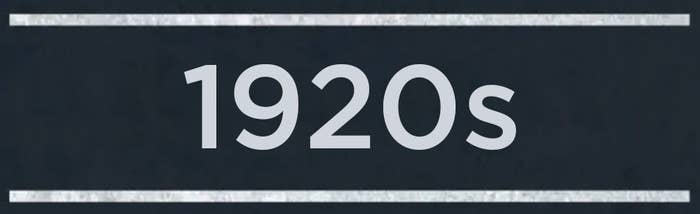 A banner that reads &quot;1920s&quot;