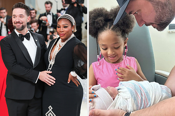 Serena and Alexis side by side olympia meeting her sister