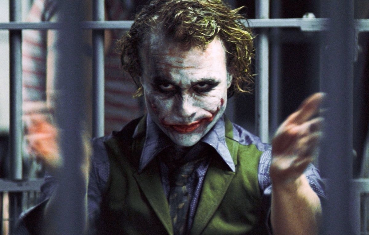 Heath Ledger as the Joker