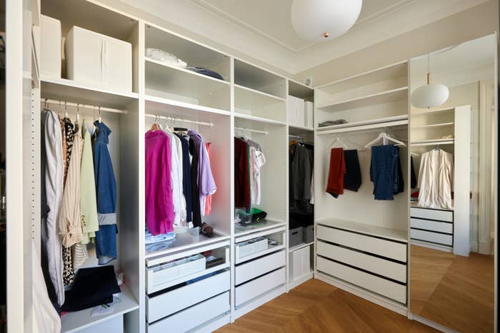 large bedroom closet