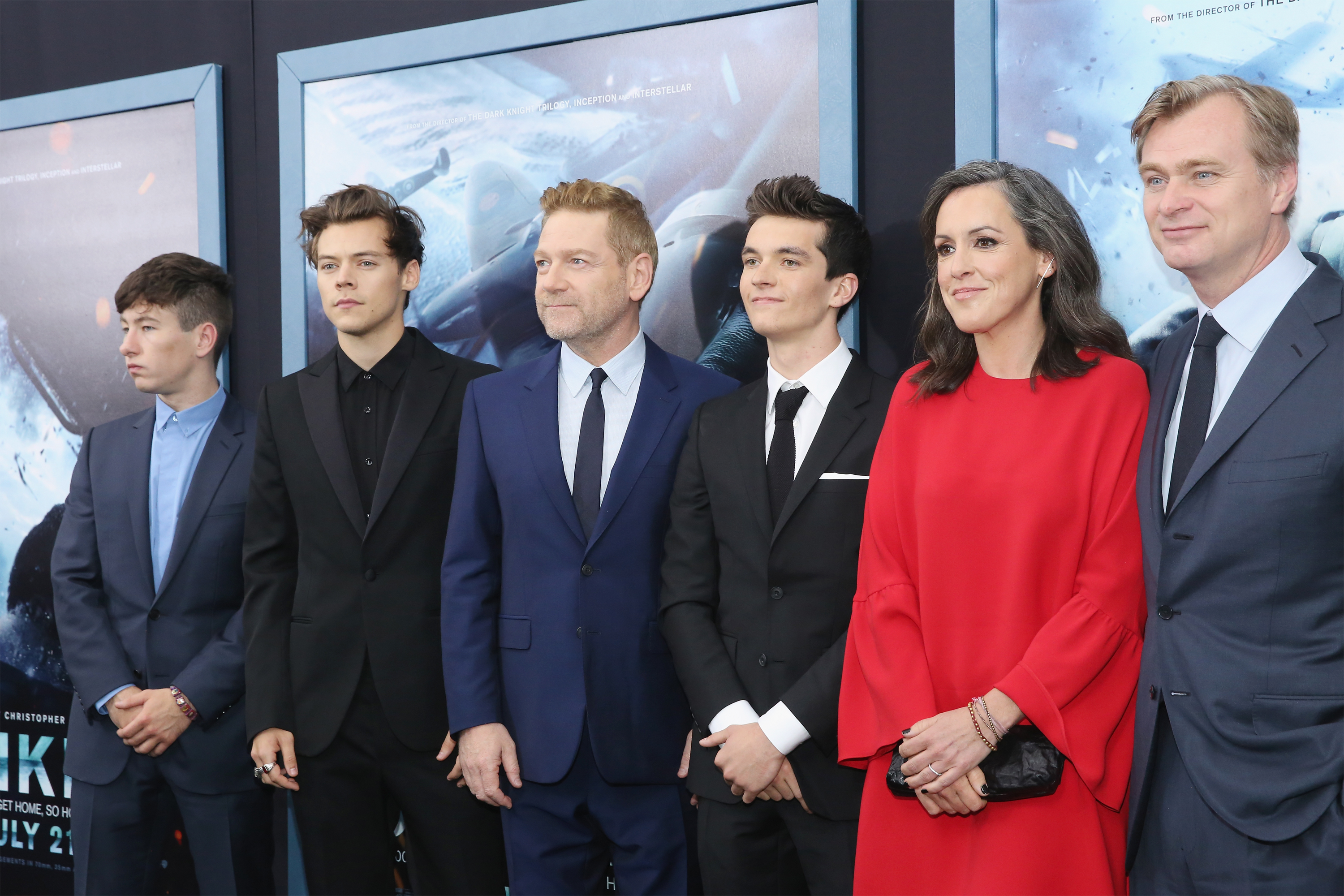 him with the cast of dunkirk at the premiere