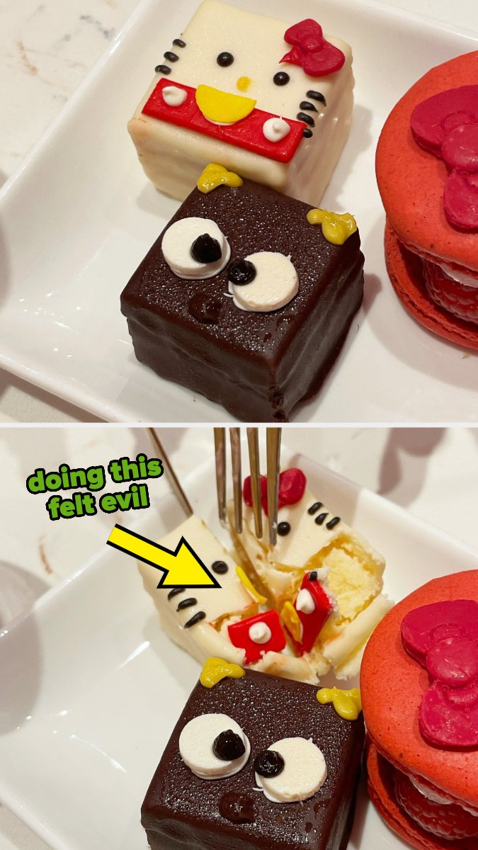 Close-up of mini cakes