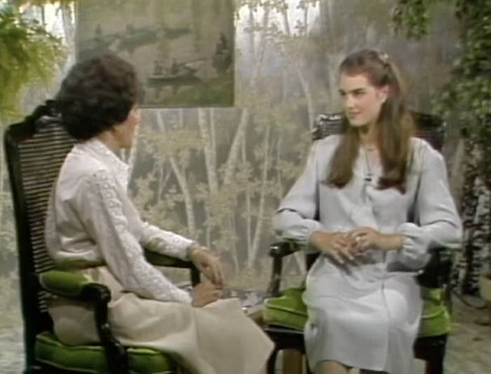 Bobbie Wygant interviewing Brooke Shields