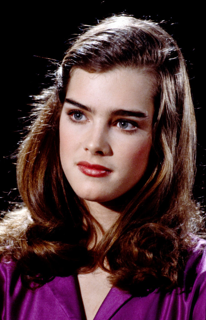 Closeup of Brooke Shields