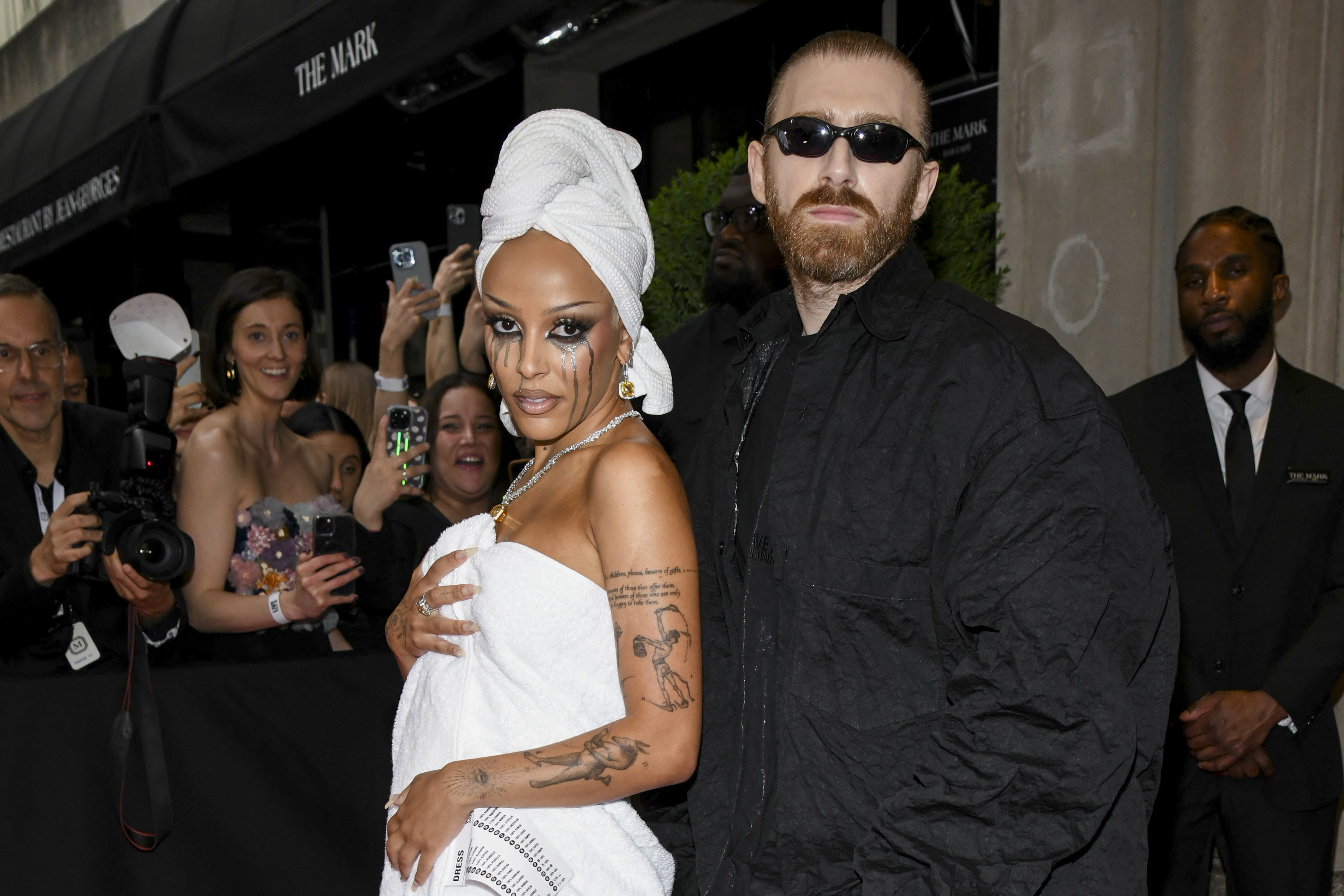 Doja Cat and Guram Gvasaliaat the Met Gala