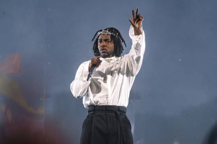Kendrick Lamar onstage