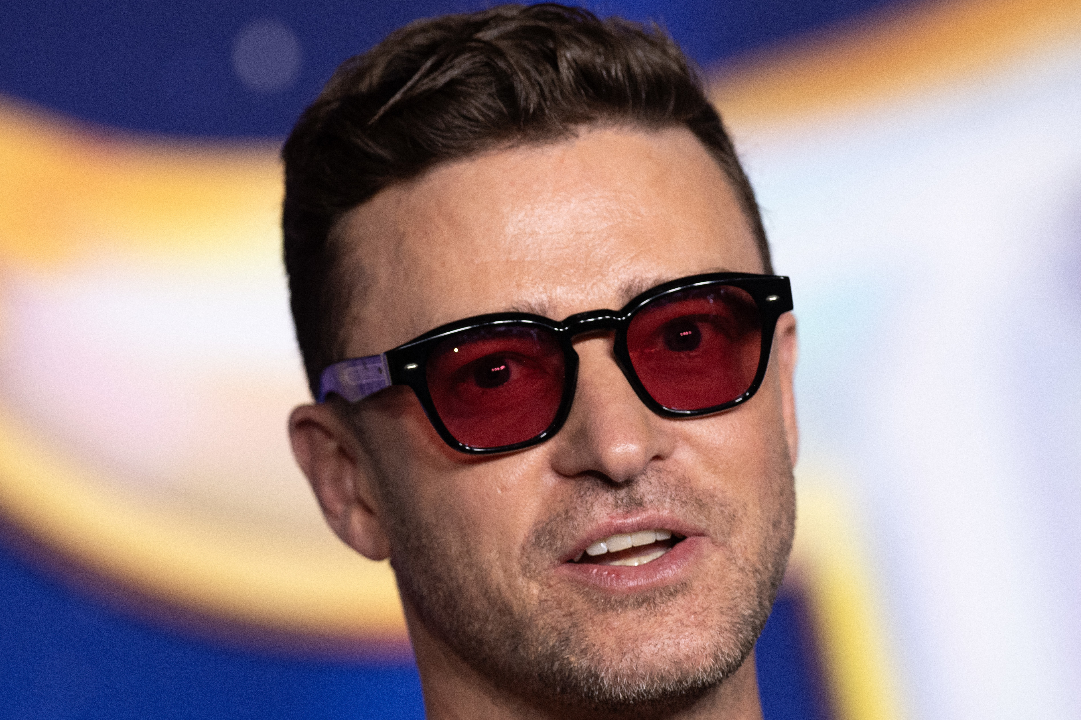 Closeup of Justin Timberlake