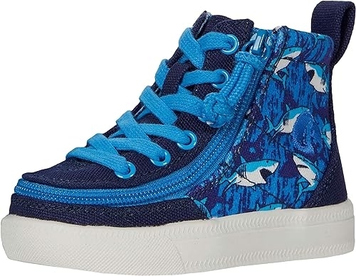 The blue sharks lace-up sneaker