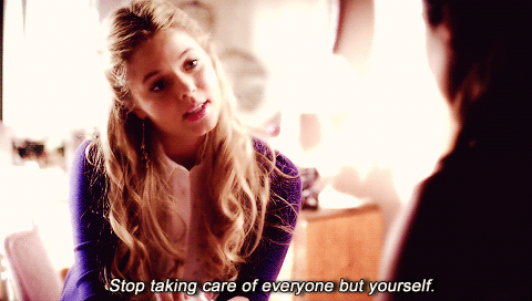 Ali from Pretty Little Liars speaks to another character, saying, &quot;Stop taking care of everyone but yourself.&quot;