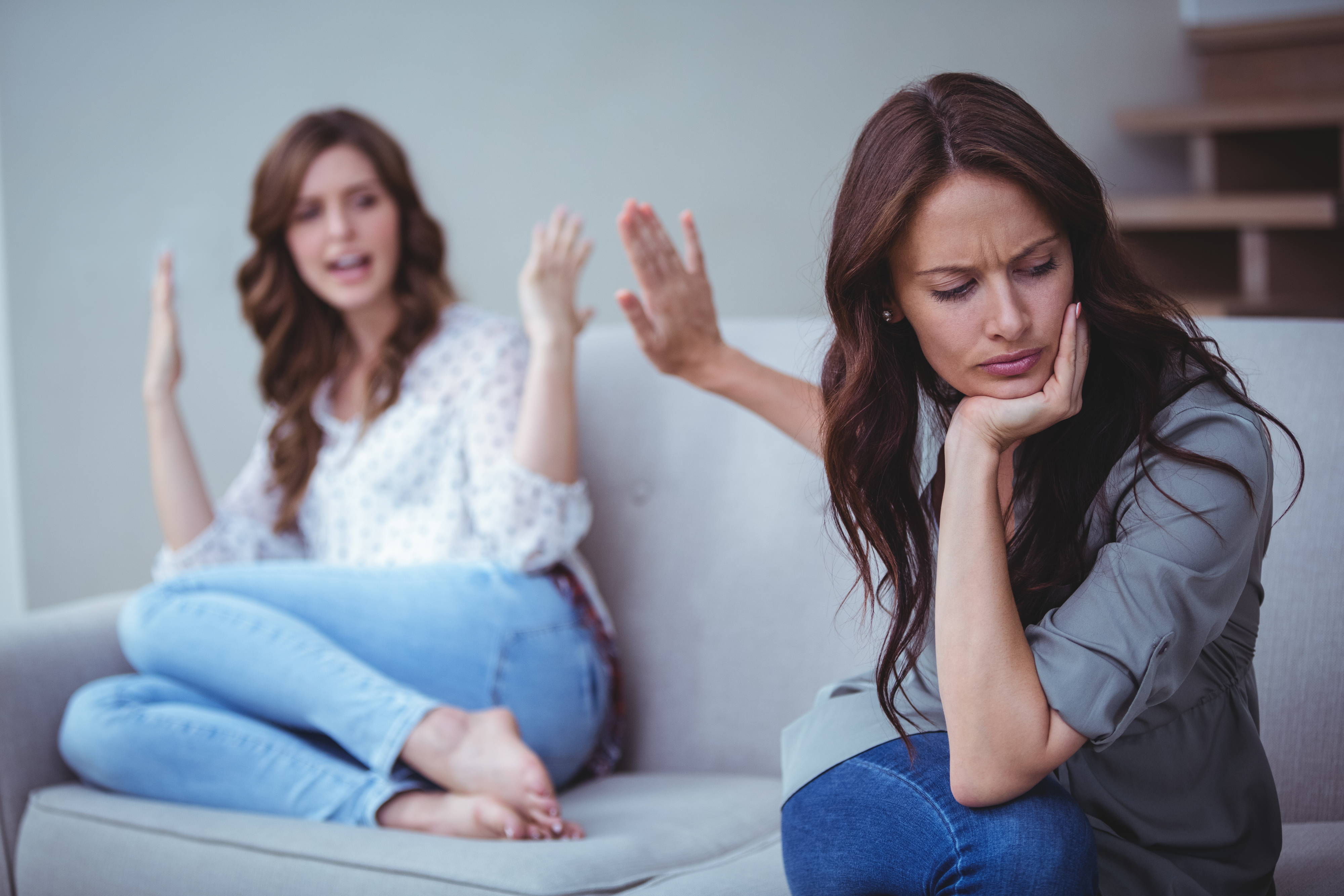 two women arguing