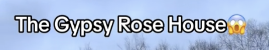 Text reads: &quot;The Gypsy Rose House&quot; followed by an emoji with wide eyes and mouth agape