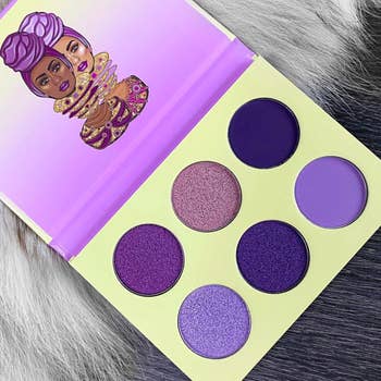 the purple eyeshadow palette