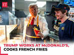 Trump works at McDonald's, makes french fries: 'I've now worked for 15 minutes more than Kamala'