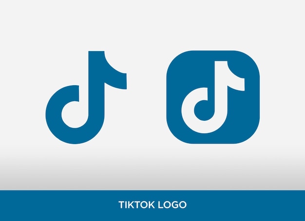 Bezpłatny plik PSD płaskie izolowane logo tiktok z ramą