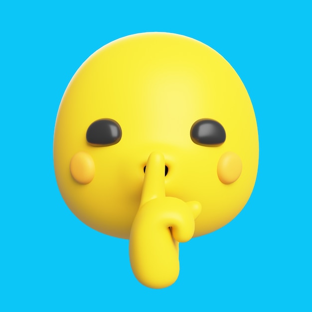 Renderowanie 3d ikony emoji