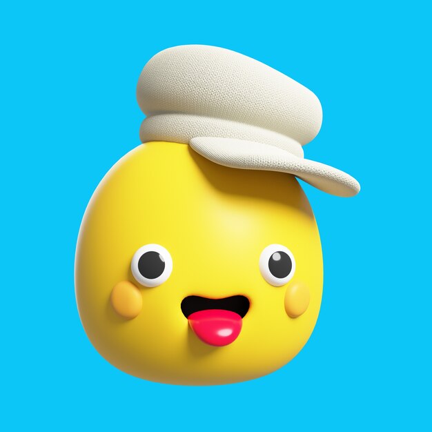 Renderowanie 3d ikony emoji