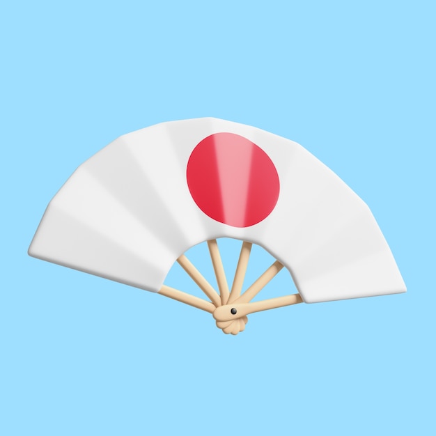 Renderowanie 3d ikony japonii