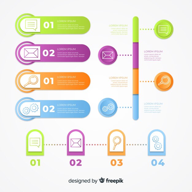 Infografika element kolekcji