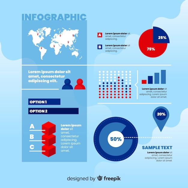 Kolekcja elementów Infographic