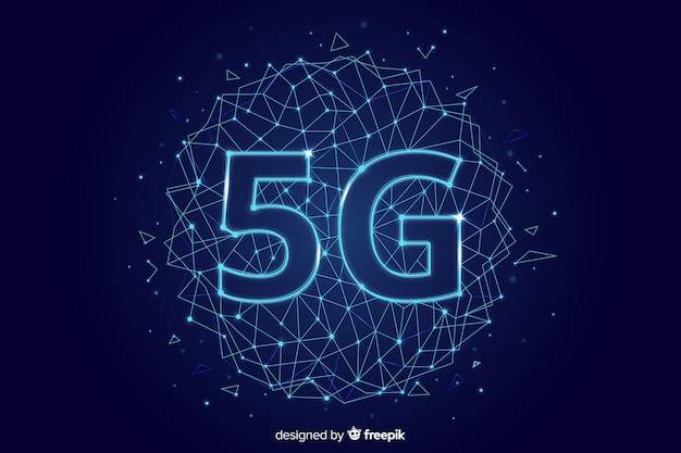 Nowoczesne tło koncepcja 5g