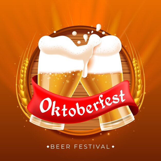 Realistyczna koncepcja oktoberfest