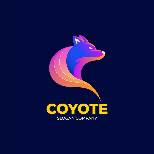 Szablon logo marki Coyote