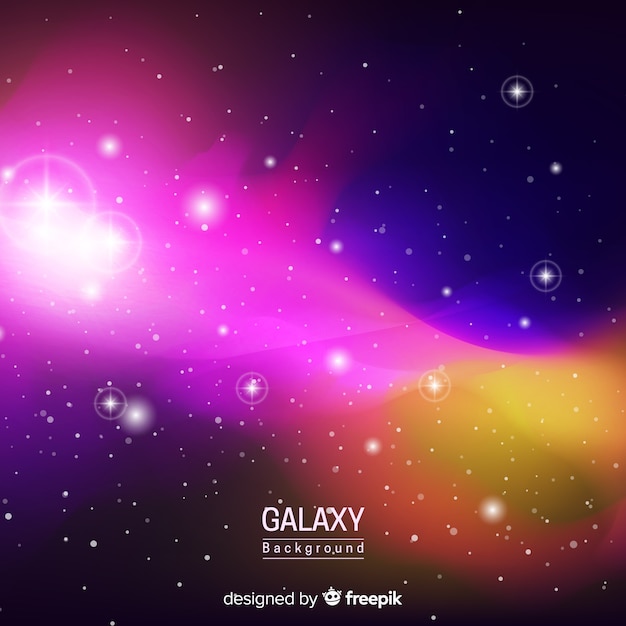 Bezpłatny wektor tło galaxy