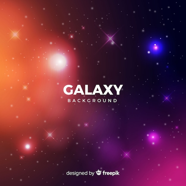 Bezpłatny wektor tło galaxy