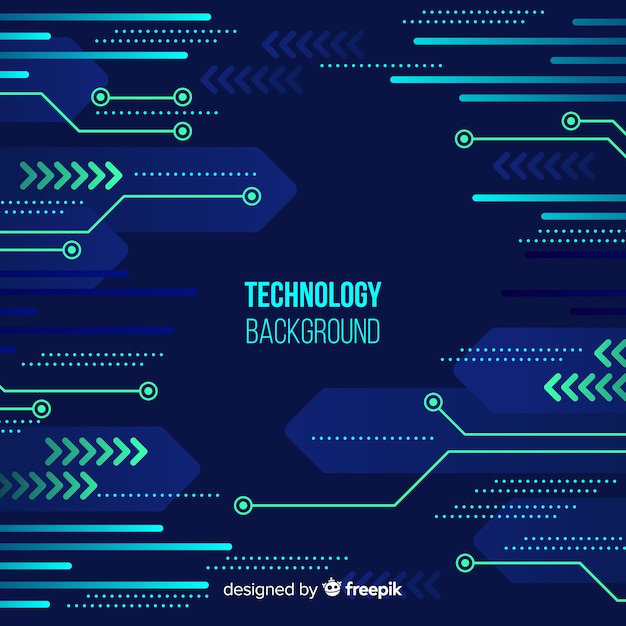 Bezpłatny wektor tło technologii