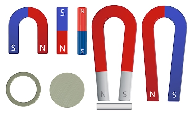 Bezpłatny plik Wektor zestaw magnesów