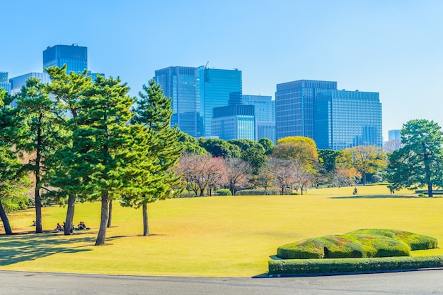 Bezpłatne zdjęcie tokyo pejzaż skyline