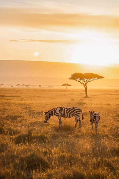 Bezpłatne zdjęcie zebra w przyrodzie