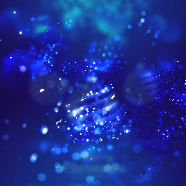 Foto gratuito blu scintillante sfondo bokeh scintillio