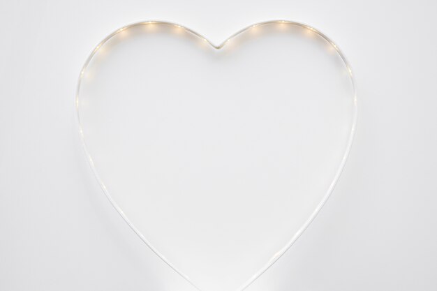 Cuore carino con illuminazione