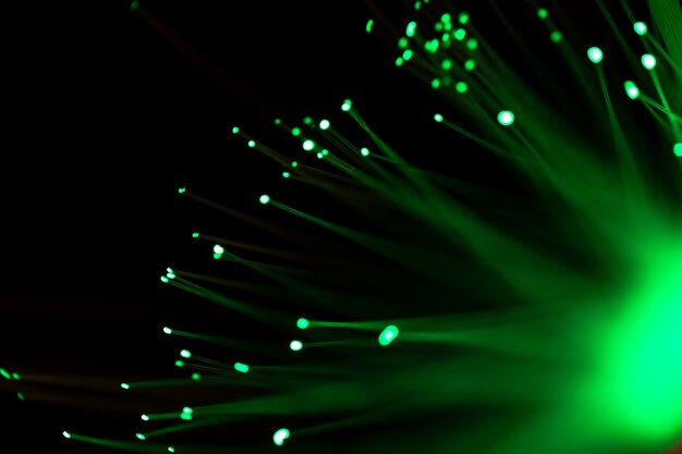 Fondo astratto delle luci di fibre ottiche