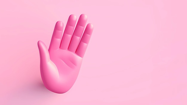 Foto gratuito visualizzazione della mano 3d