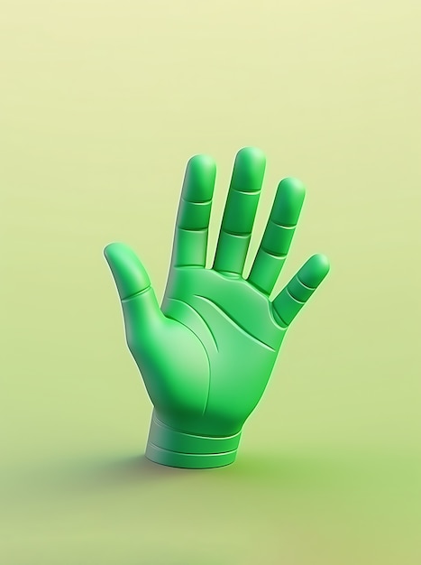 Foto gratuito visualizzazione della mano 3d