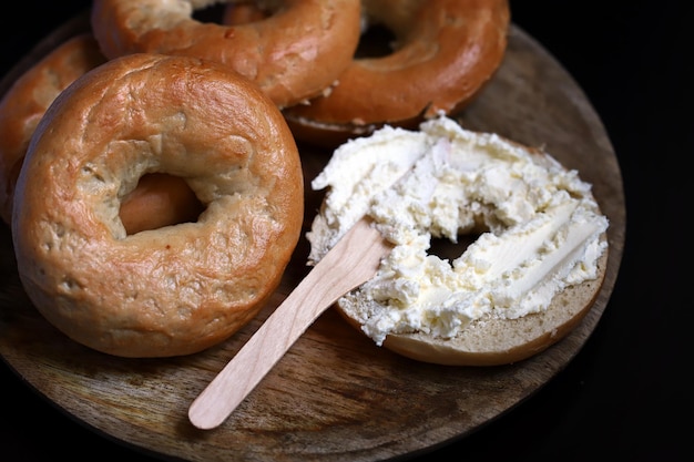 Bagel freschi Bagel con crema di formaggio