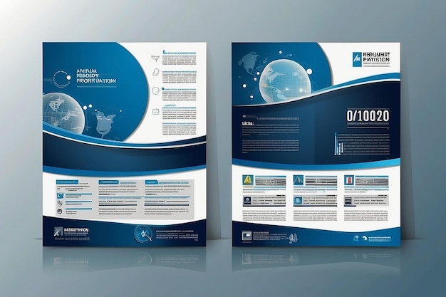 Foto modello di progettazione vettoriale per brochure annualreport magazine poster corporate presentation portfolio