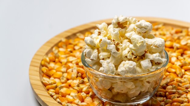 pop corn con semi di mais