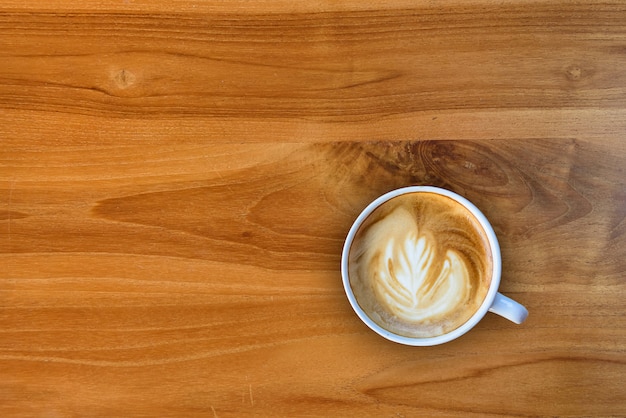 Struttura di legno della tazza di caffè