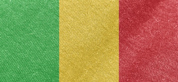 Tessuto Mali bandiera materiale cotone bandiere larghe carta da parati tessuto colorato Sfondo bandiera Mali