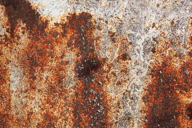 Foto vecchio fondo e struttura di marrone ruggine del ferro del metallo