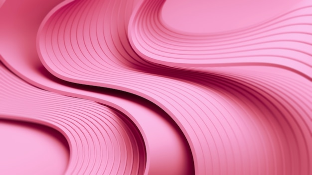 3D elegante textura rosa geométrica