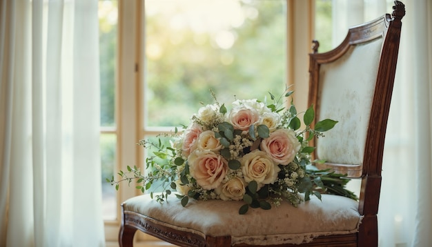 Foto grátis arranjo de casamento elegante.